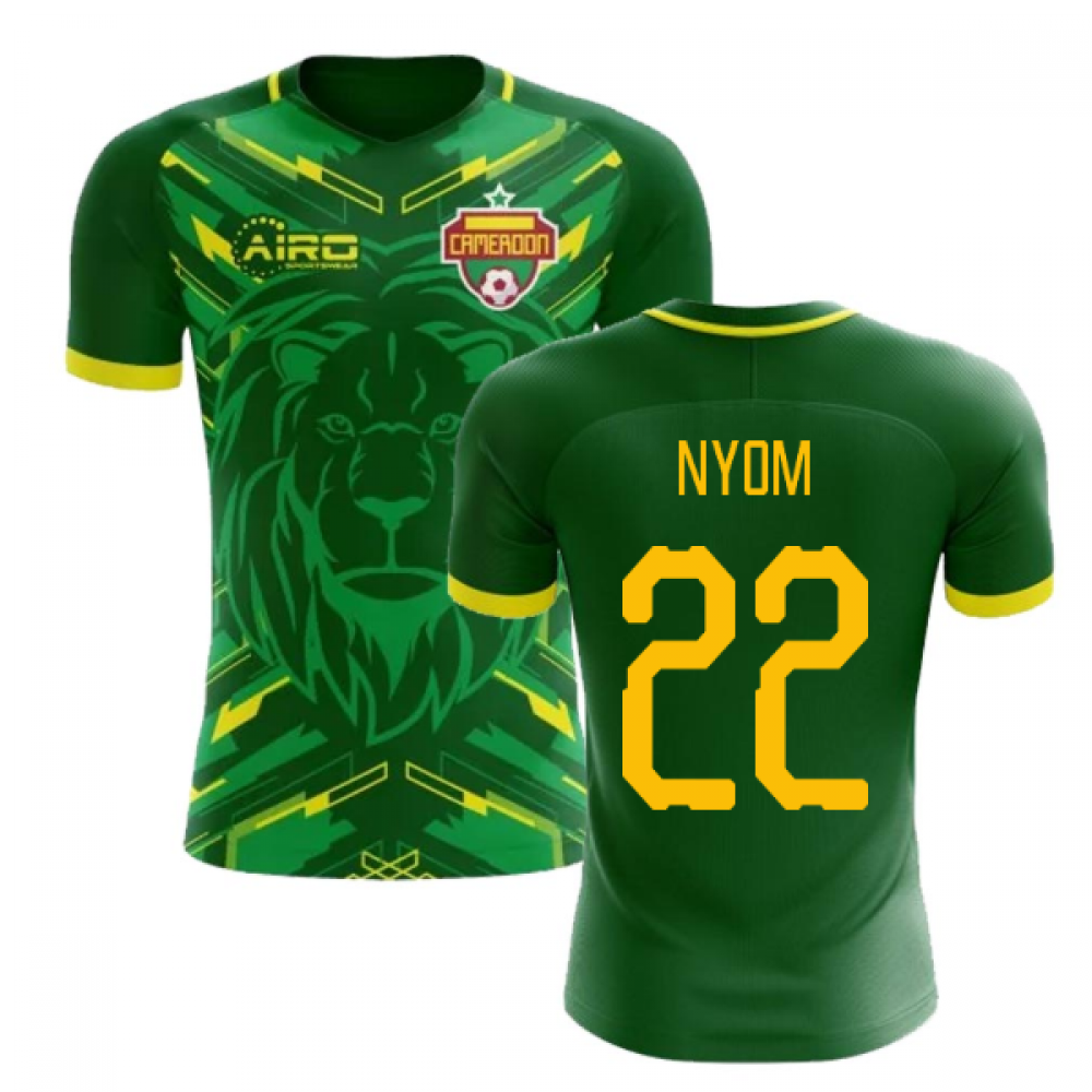 2025-2026 Cameroon Home Concept Football Shirt (Nyom 22) - Kids