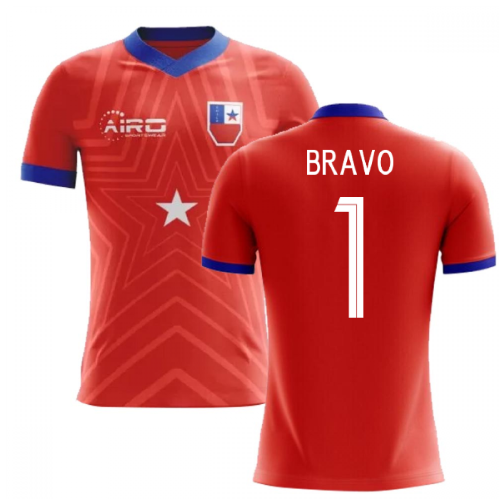 2025-2026 Chile Home Concept Football Shirt (Bravo 1) - Kids