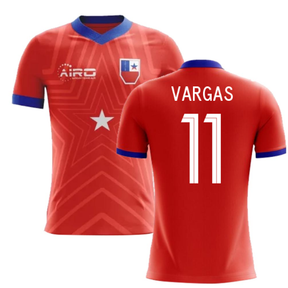 2025-2026 Chile Home Concept Football Shirt (Vargas 11) - Kids