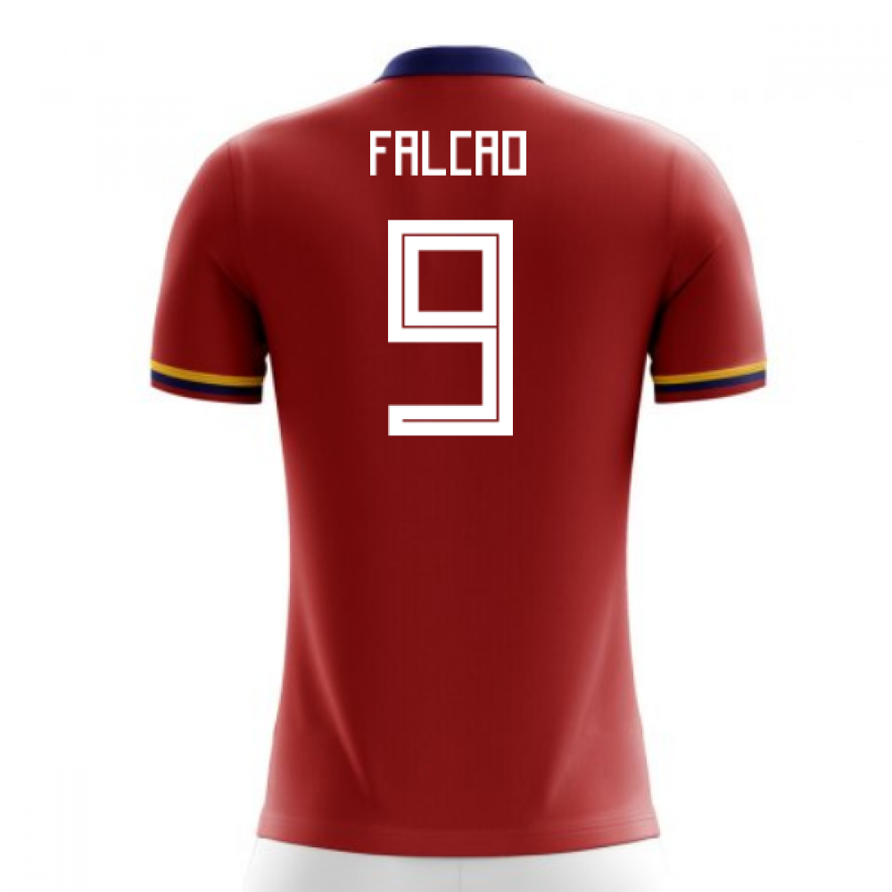 2023-2024 Colombia Away Concept Football Shirt (Falcao 9) - Kids