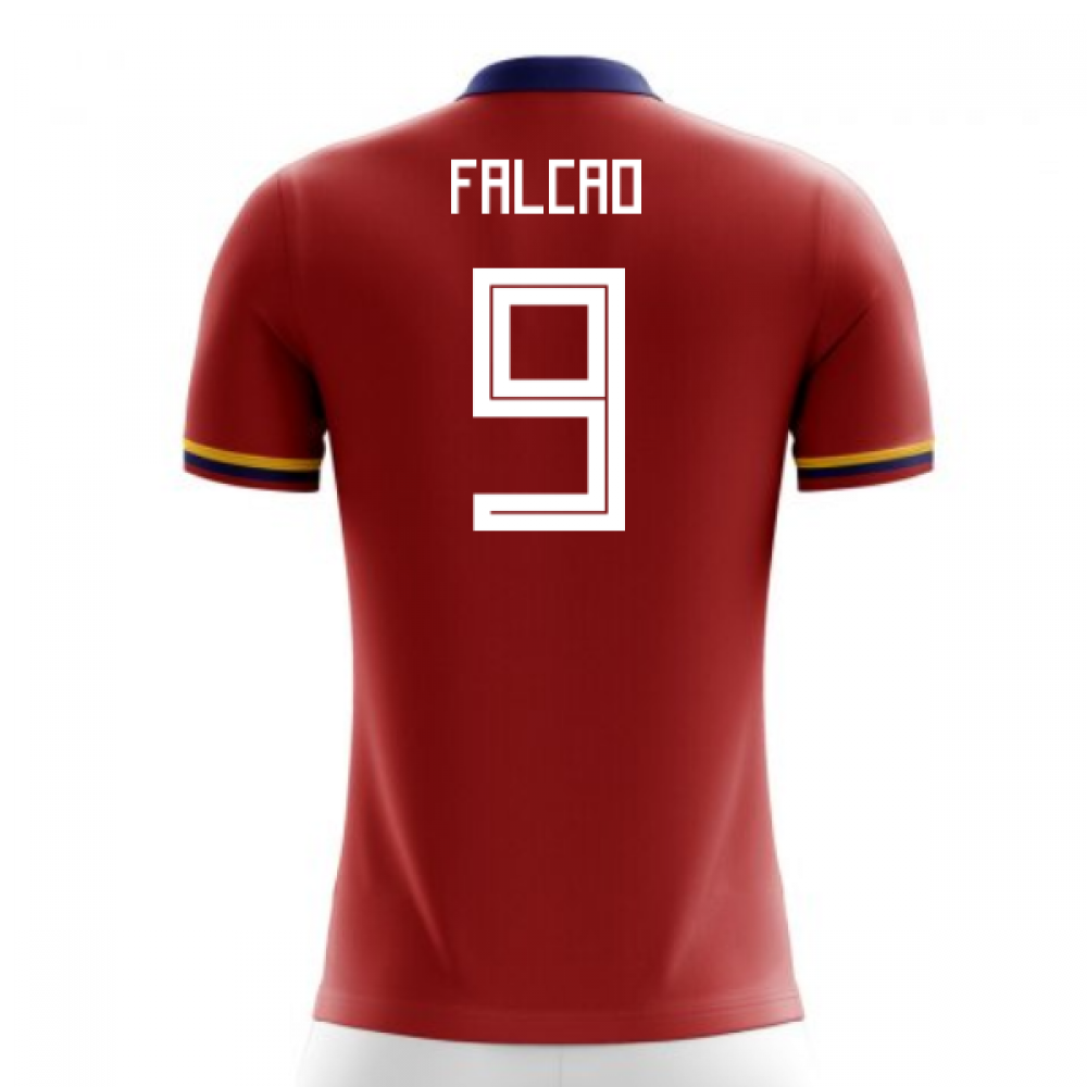 2025-2026 Colombia Away Concept Football Shirt (Falcao 9) - Kids