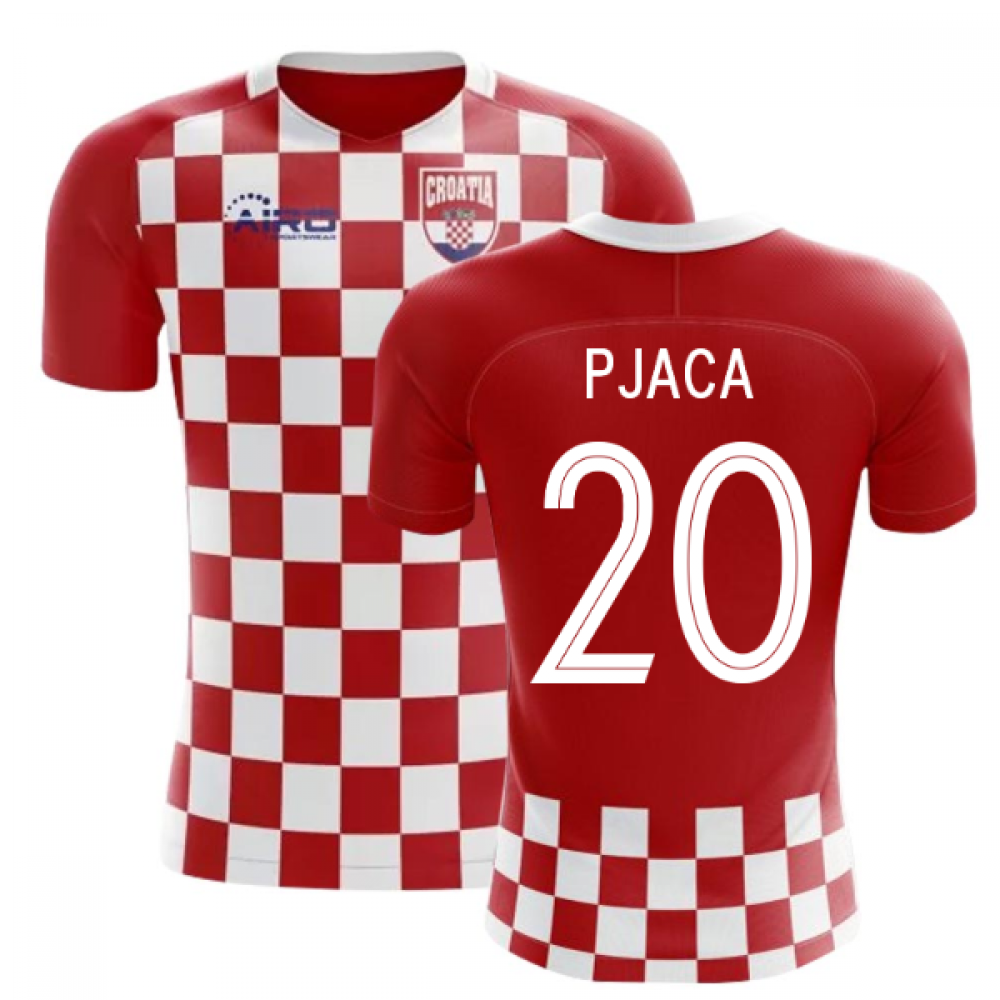2025-2026 Croatia Flag Concept Football Shirt (Pjaca 20)