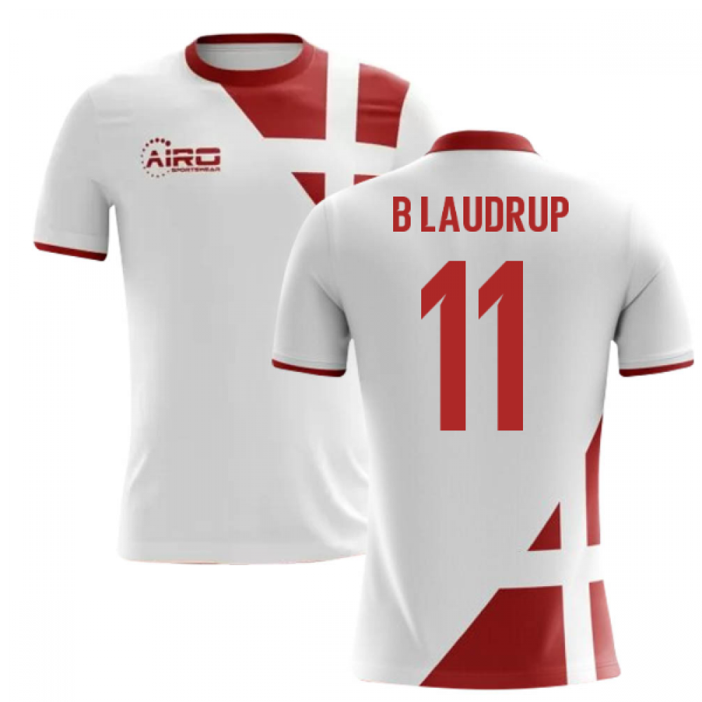 2025-2026 Denmark Away Concept Football Shirt (B Laudrup 11) - Kids