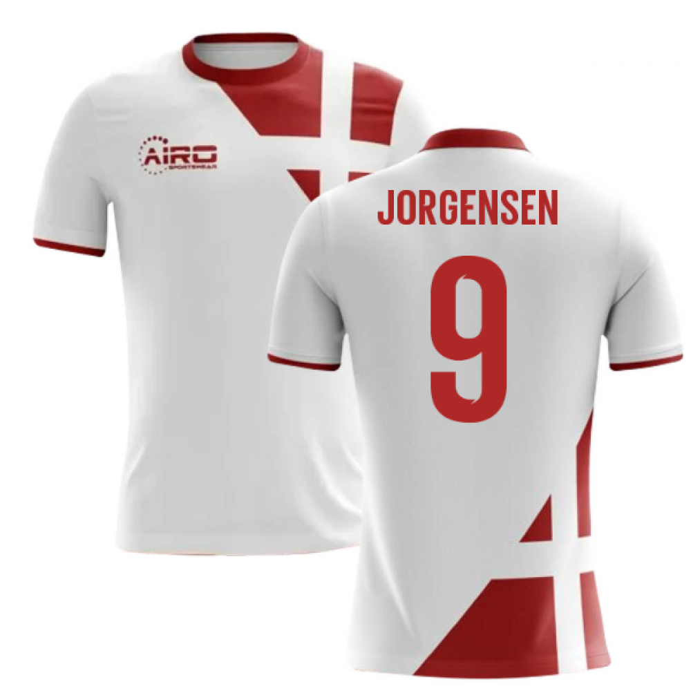 2025-2026 Denmark Away Concept Football Shirt (Jorgensen 9) - Kids