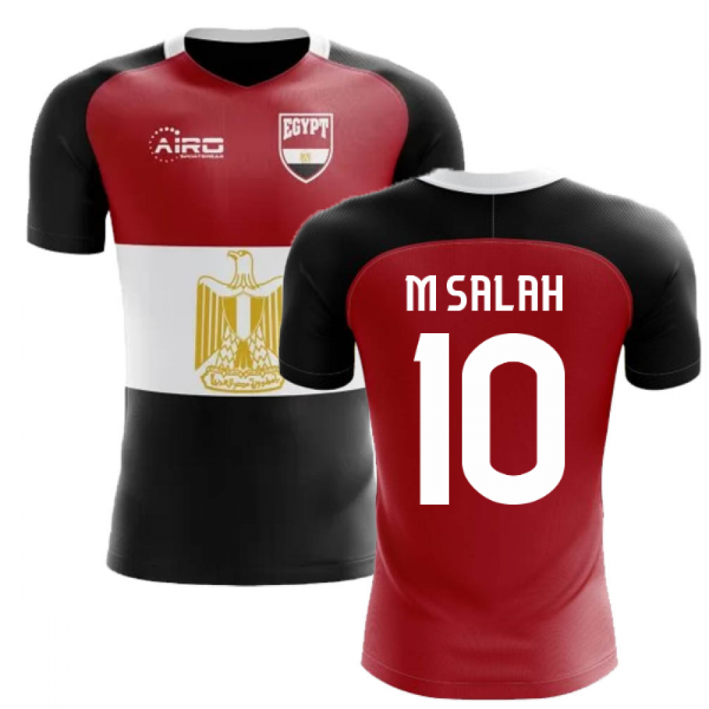 2023-2024 Egypt Flag Concept Football Shirt (M Salah 10)