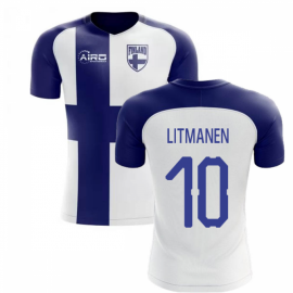 2023-2024 Finland Flag Concept Shirt (LITMANEN 10)