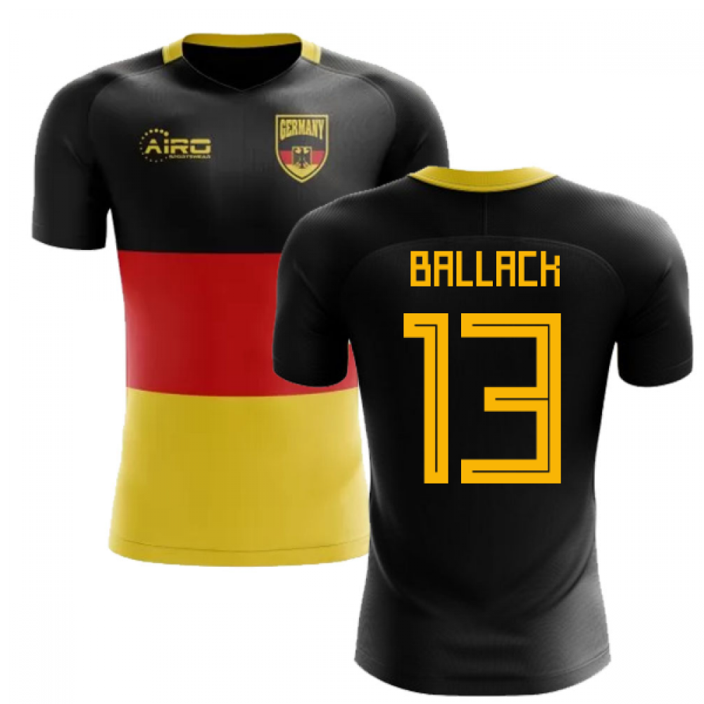 2023-2024 Germany Flag Concept Football Shirt (Ballack 13)