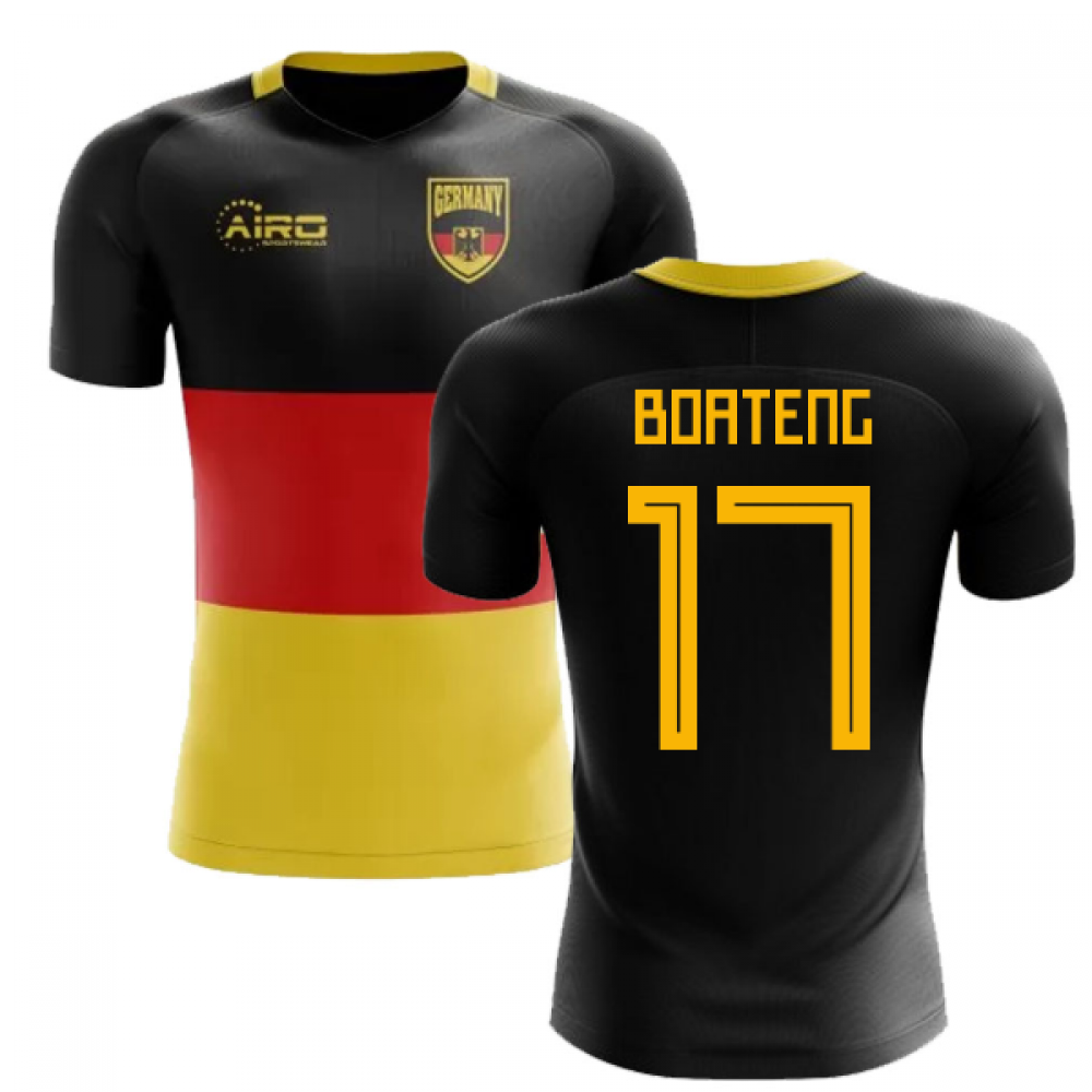 2023-2024 Germany Flag Concept Football Shirt (Boateng 17)