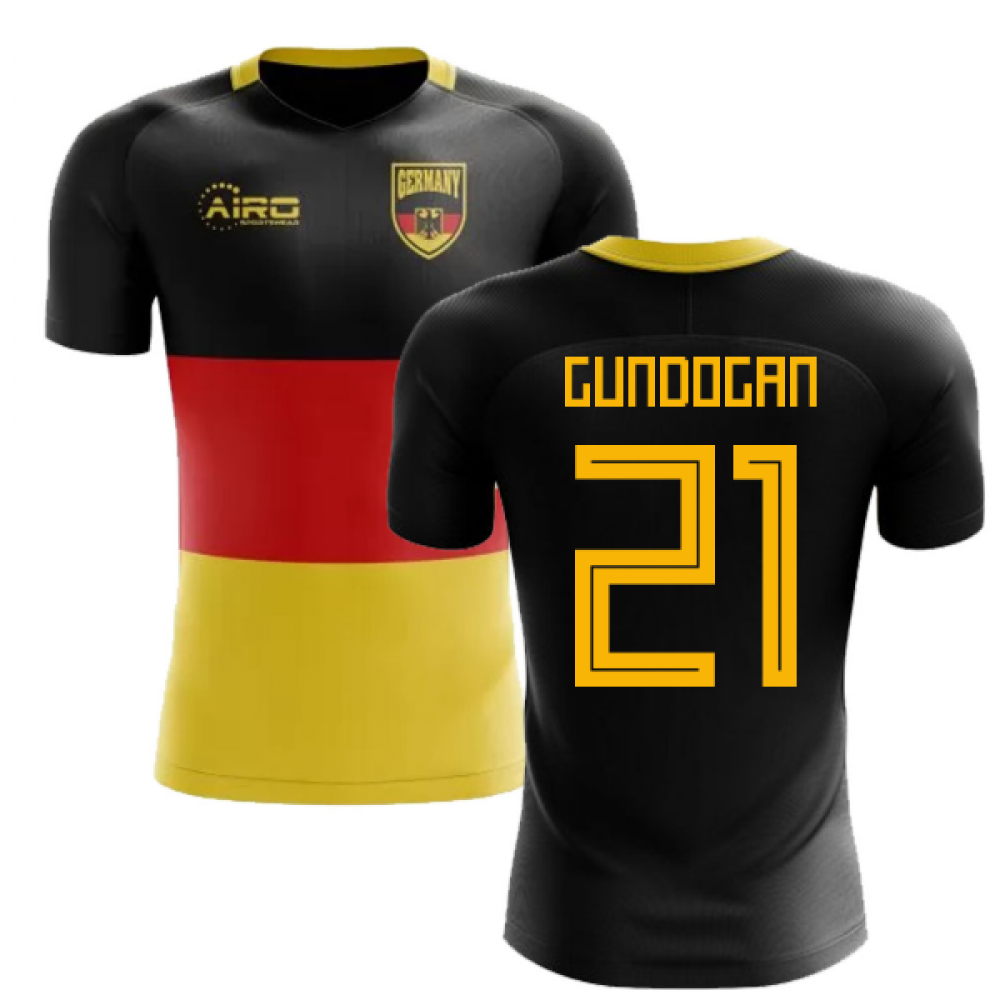 2024-2025 Germany Flag Concept Football Shirt (Gundogan 21) - Kids