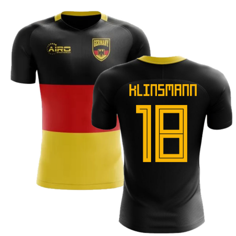 2023-2024 Germany Flag Concept Football Shirt (Klinsmann 18)