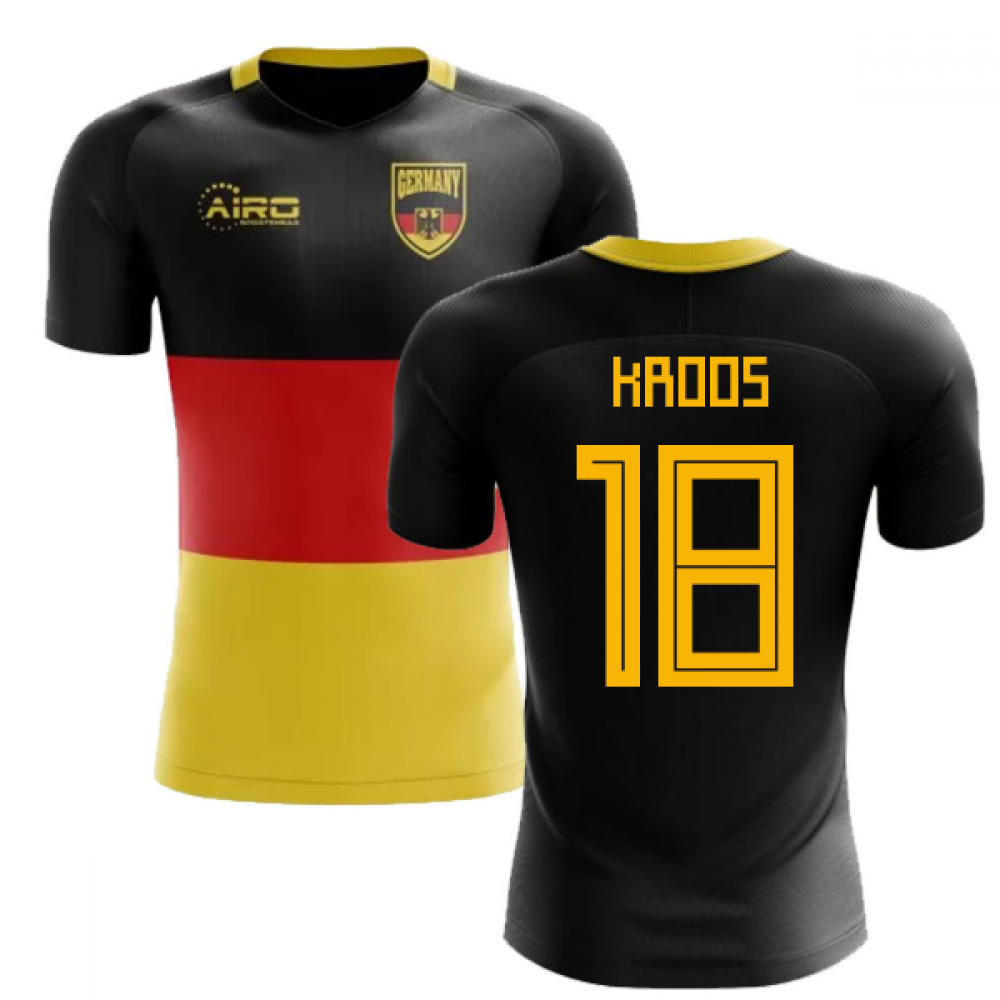 2024-2025 Germany Flag Concept Football Shirt (Kroos 18)