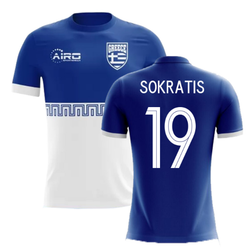 2023-2024 Greece Away Concept Football Shirt (Sokratis 19)