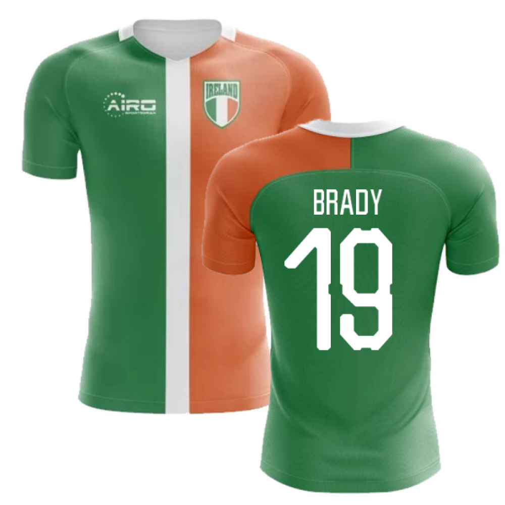 2023-2024 Ireland Flag Concept Football Shirt (Brady 19) - Kids