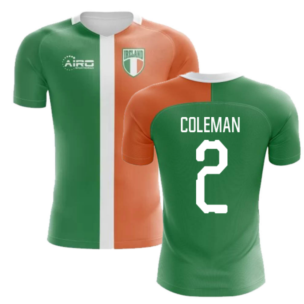 2023-2024 Ireland Flag Concept Football Shirt (Coleman 2) - Kids