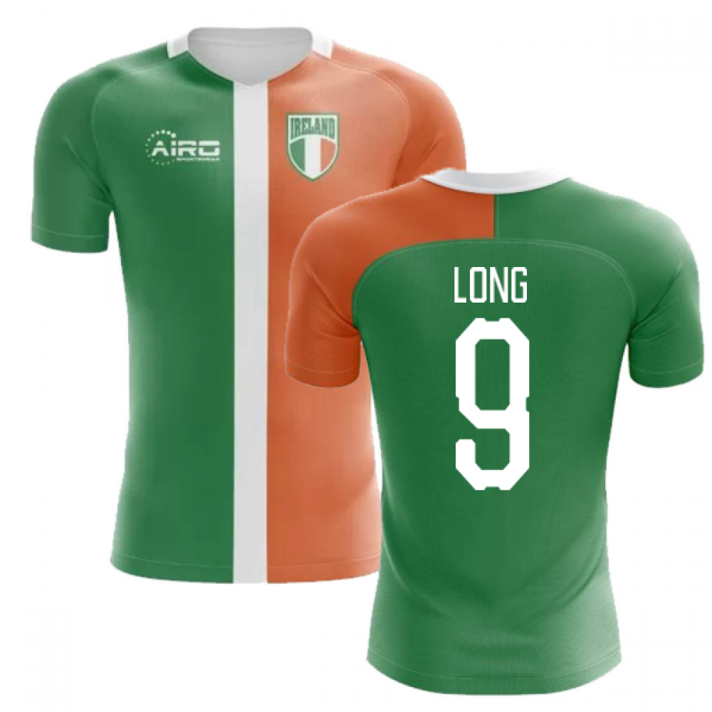 2023-2024 Ireland Flag Concept Football Shirt (Long 9) - Kids