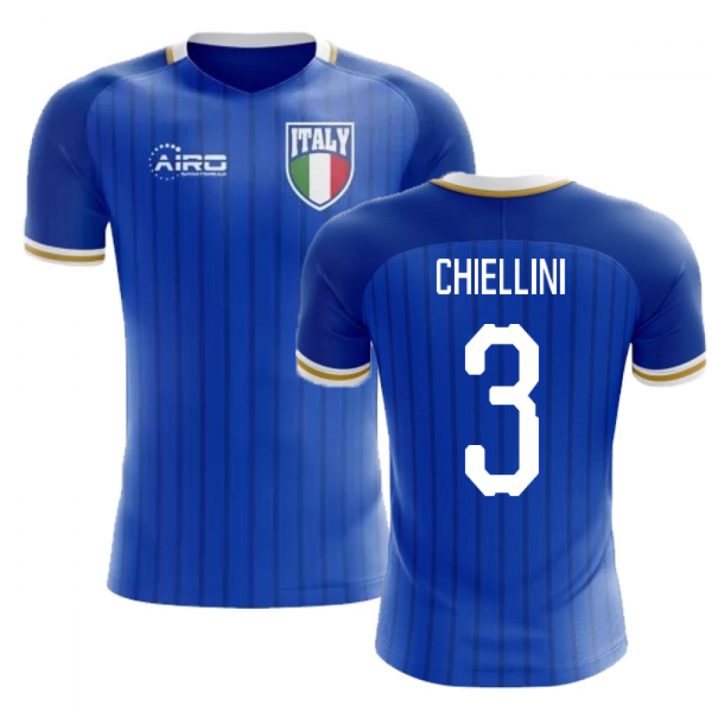 2023-2024 Italy Home Concept Football Shirt (Chiellini 3) - Kids