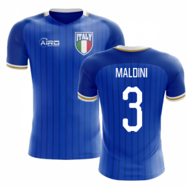 2023-2024 Italy Home Concept Football Shirt (Maldini 3) - Kids