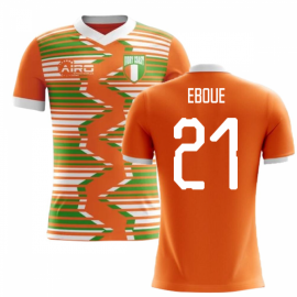 2025-2026 Ivory Coast Home Concept Football Shirt (Eboue 21) - Kids