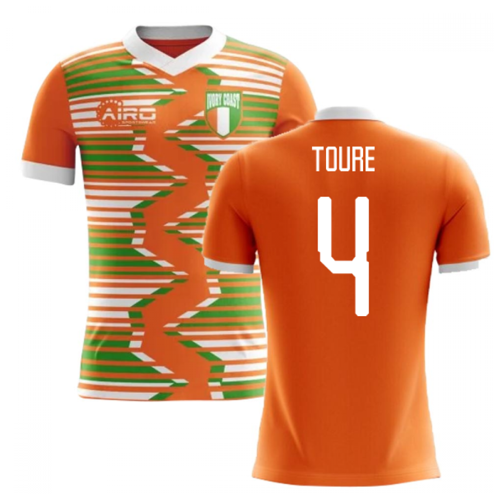 2025-2026 Ivory Coast Home Concept Football Shirt (Toure 4) - Kids