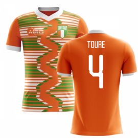 2025-2026 Ivory Coast Home Concept Football Shirt (Toure 4) - Kids