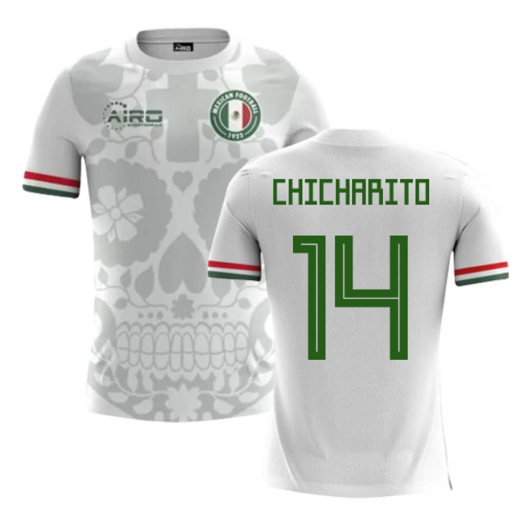 2023-2024 Mexico Away Concept Football Shirt (Chicharito 14) - Kids