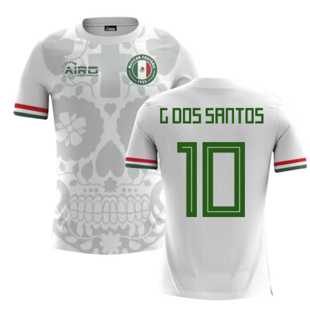 2024-2025 Mexico Away Concept Football Shirt (G Dos Santos 10) - Kids