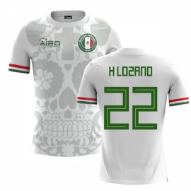 2023-2024 Mexico Away Concept Football Shirt (H Lozano 22) - Kids