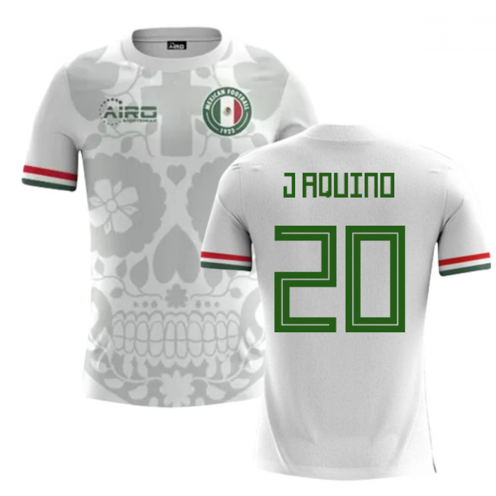 2023-2024 Mexico Away Concept Football Shirt (J Aquino 20) - Kids