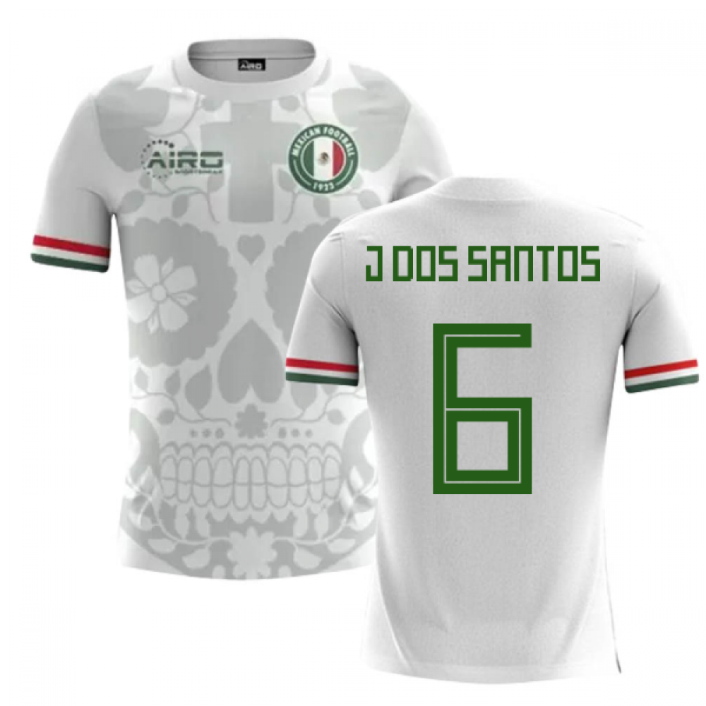 2024-2025 Mexico Away Concept Football Shirt (J Dos Santos 6) - Kids