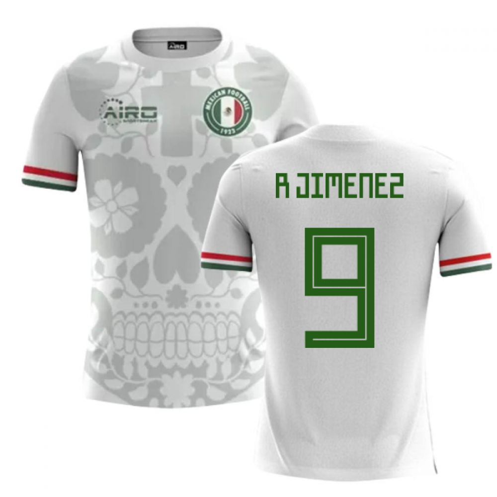 2024-2025 Mexico Away Concept Football Shirt (R Jimenez 9) - Kids