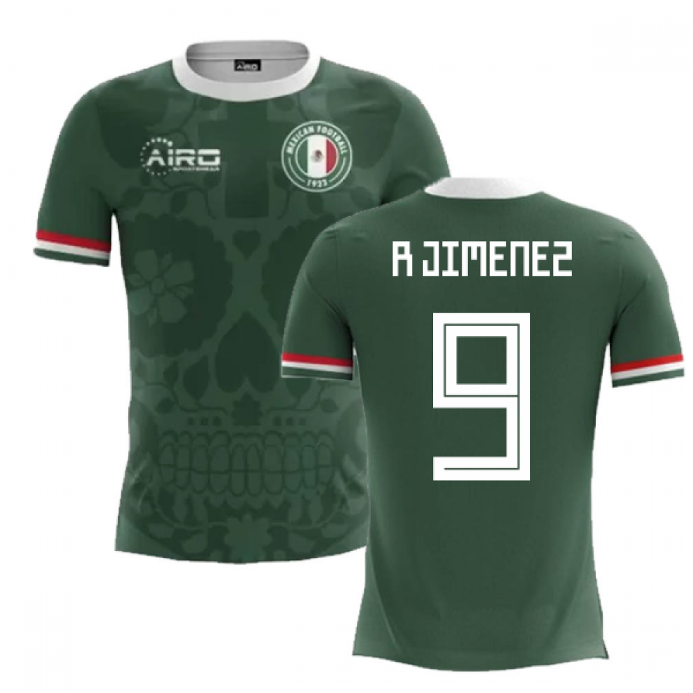 2023-2024 Mexico Home Concept Football Shirt (R Jimenez 9)