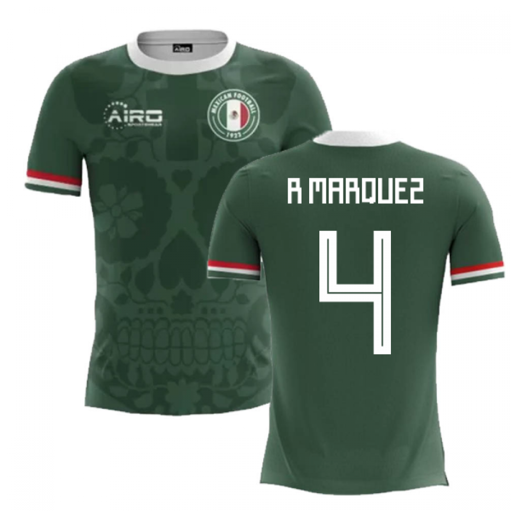 2023-2024 Mexico Home Concept Football Shirt (R Marquez 4)