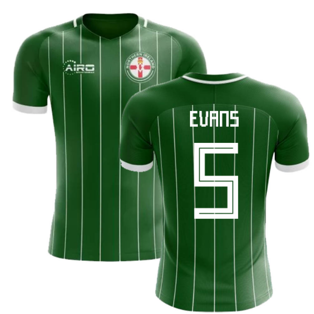 2023-2024 Northern Ireland Home Concept Football Shirt (Evans 5)