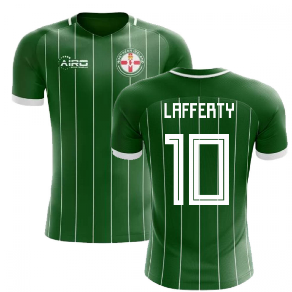 2020-2021 Northern Ireland Home Concept Football Shirt (Lafferty 10) - Kids