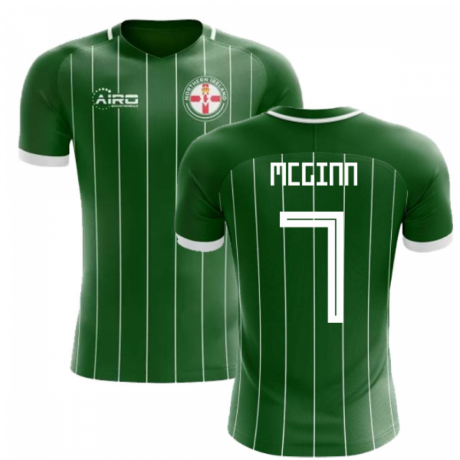 2020-2021 Northern Ireland Home Concept Football Shirt (McGinn 7) - Kids