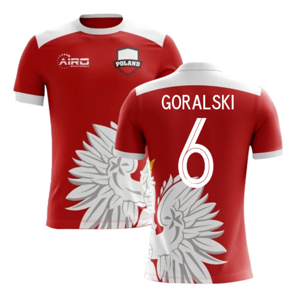 2023-2024 Poland Away Concept Football Shirt (Goralski 6) - Kids