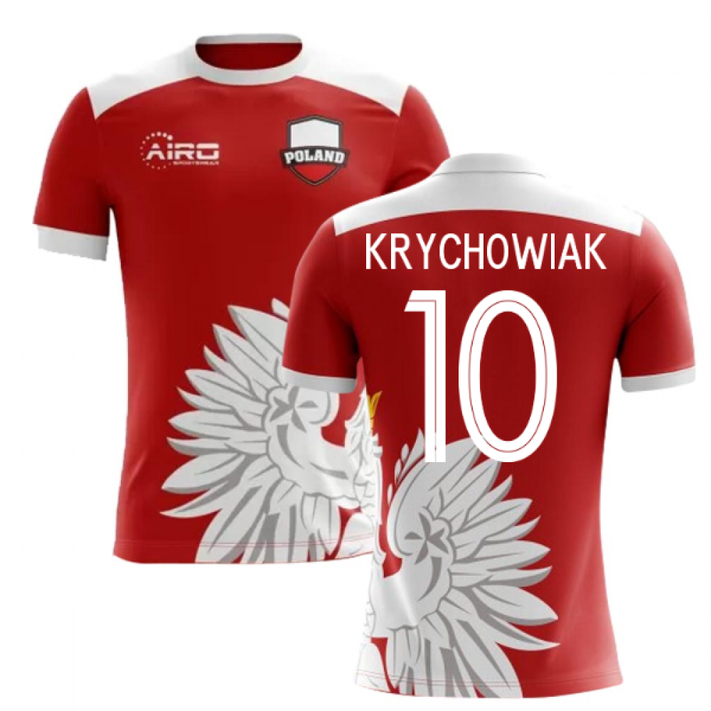 2023-2024 Poland Away Concept Football Shirt (Krychowiak 10) - Kids