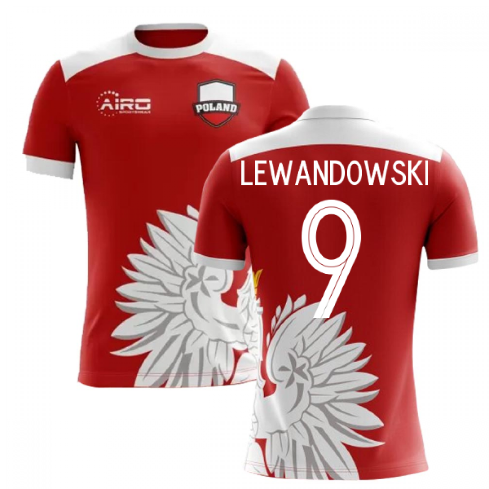 2024-2025 Poland Away Concept Football Shirt (Lewandowski 9)