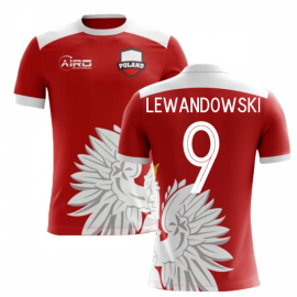 2023-2024 Poland Away Concept Football Shirt (Lewandowski 9)