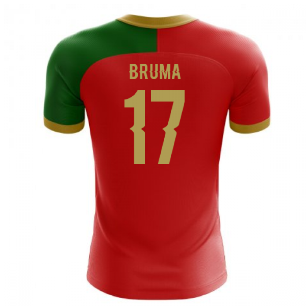 2025-2026 Portugal Flag Home Concept Football Shirt (Bruma 17) - Kids