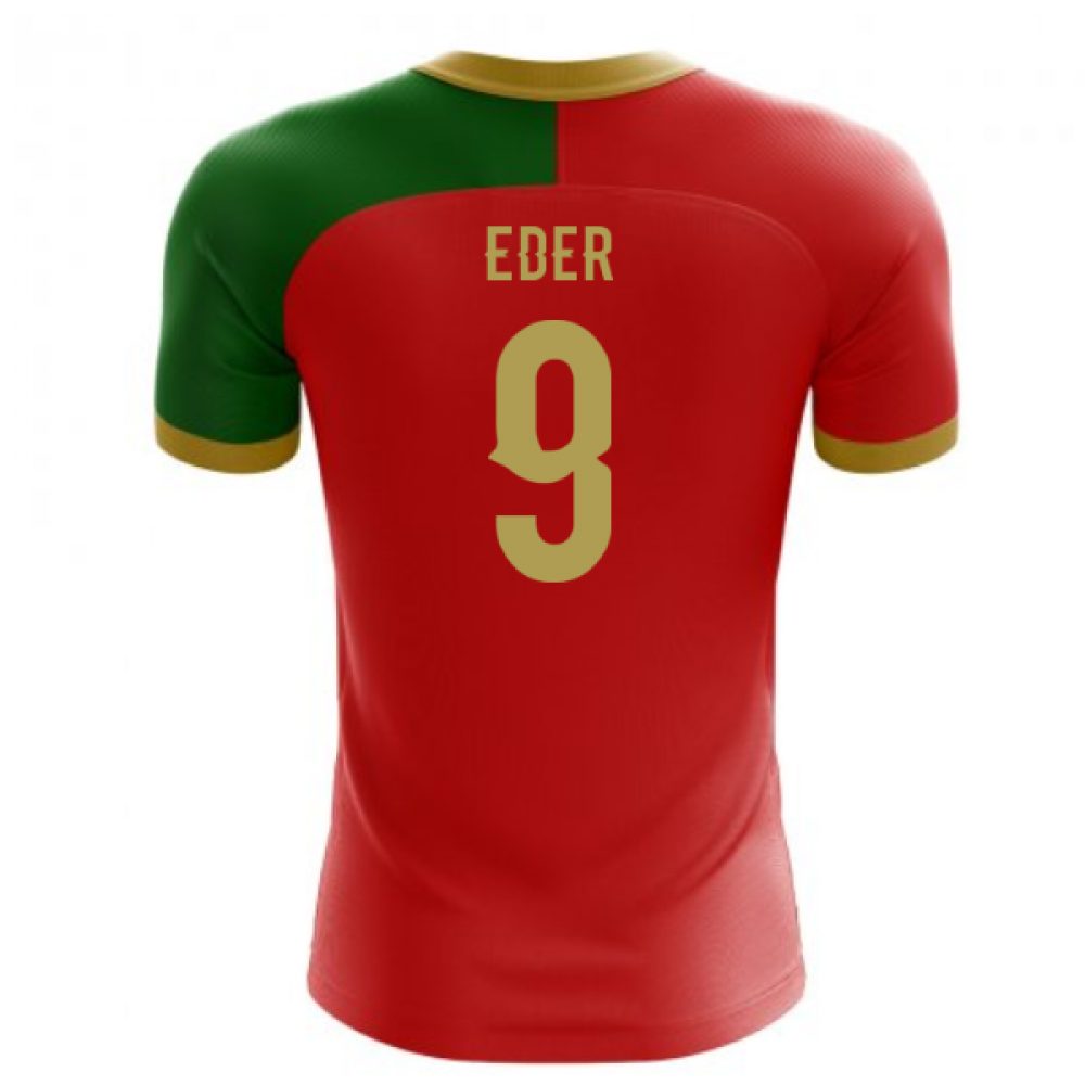 2025-2026 Portugal Flag Home Concept Football Shirt (Eder 9)