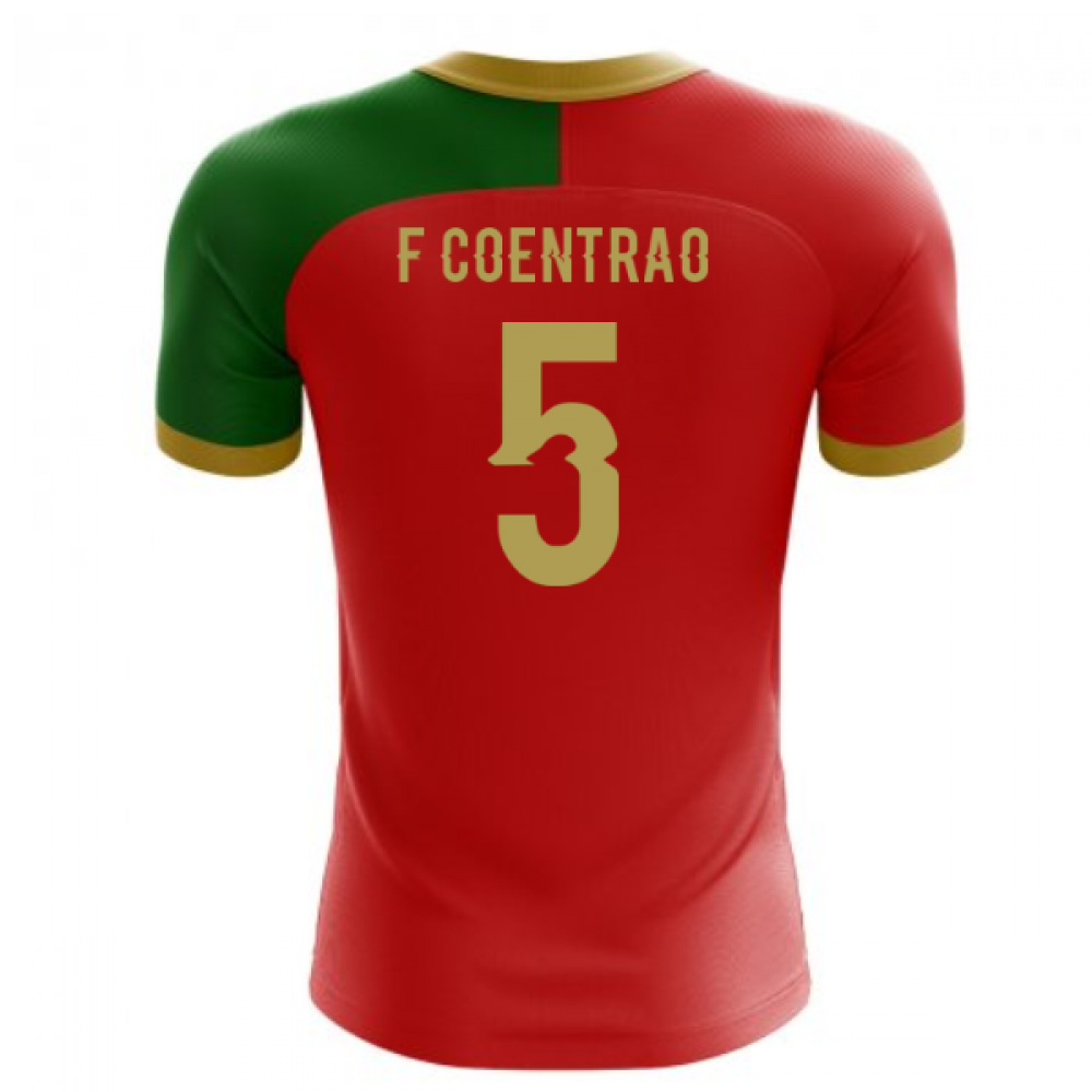 2025-2026 Portugal Flag Home Concept Football Shirt (F.Coentrao 5)
