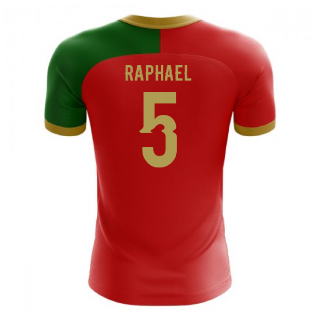 2023-2024 Portugal Flag Home Concept Football Shirt (Raphael 5) - Kids