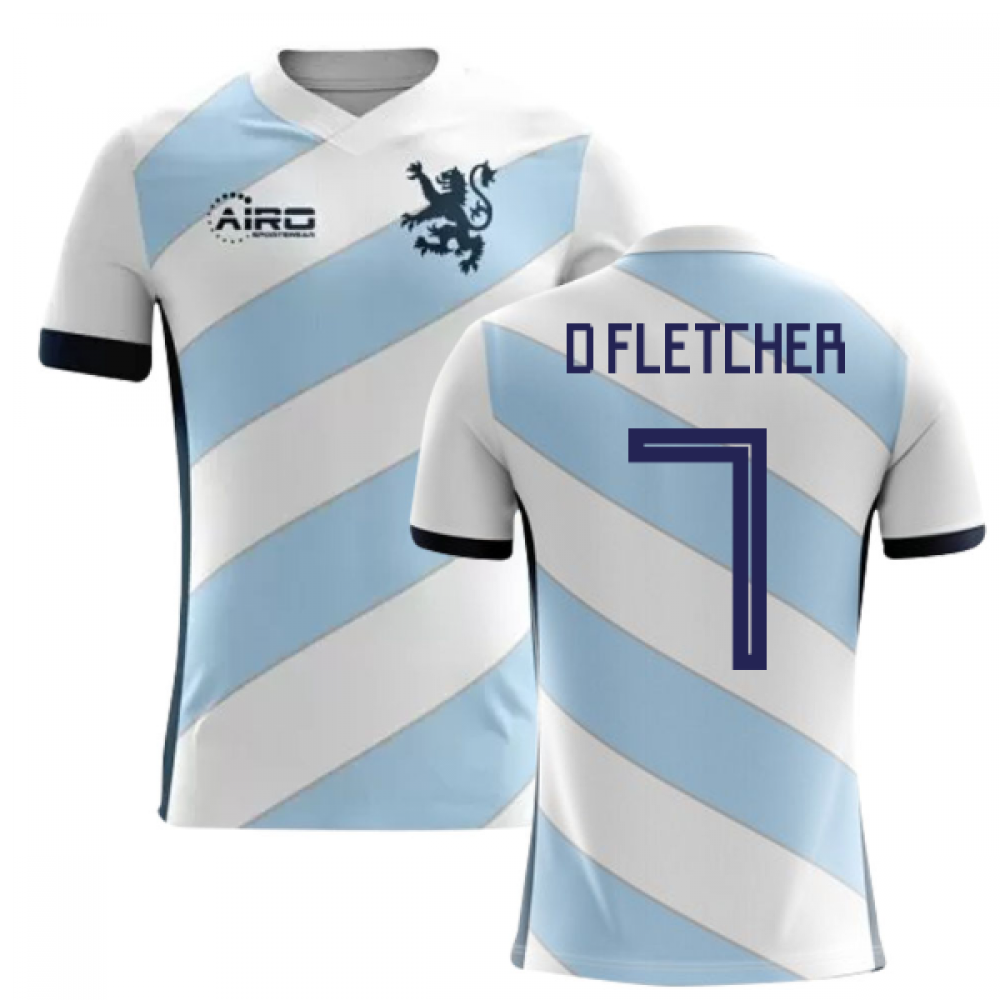 2023-2024 Scotland Away Concept Football Shirt (D Fletcher 7) - Kids