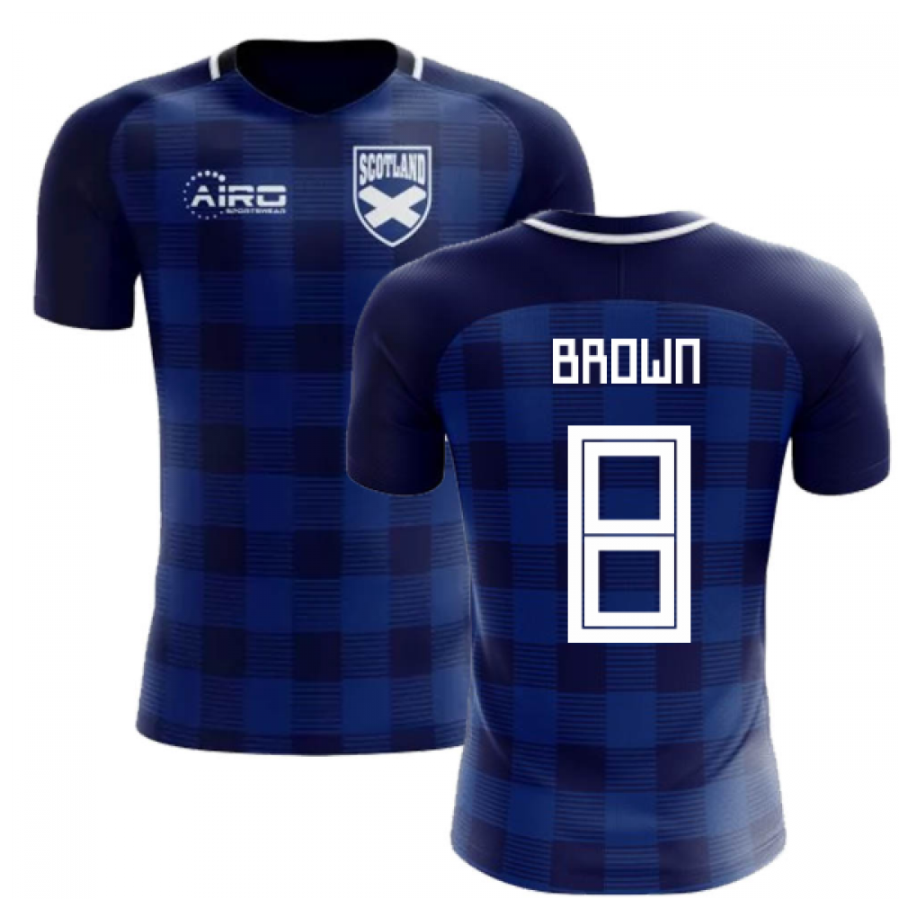 2024-2025 Scotland Tartan Concept Football Shirt (Brown 8)