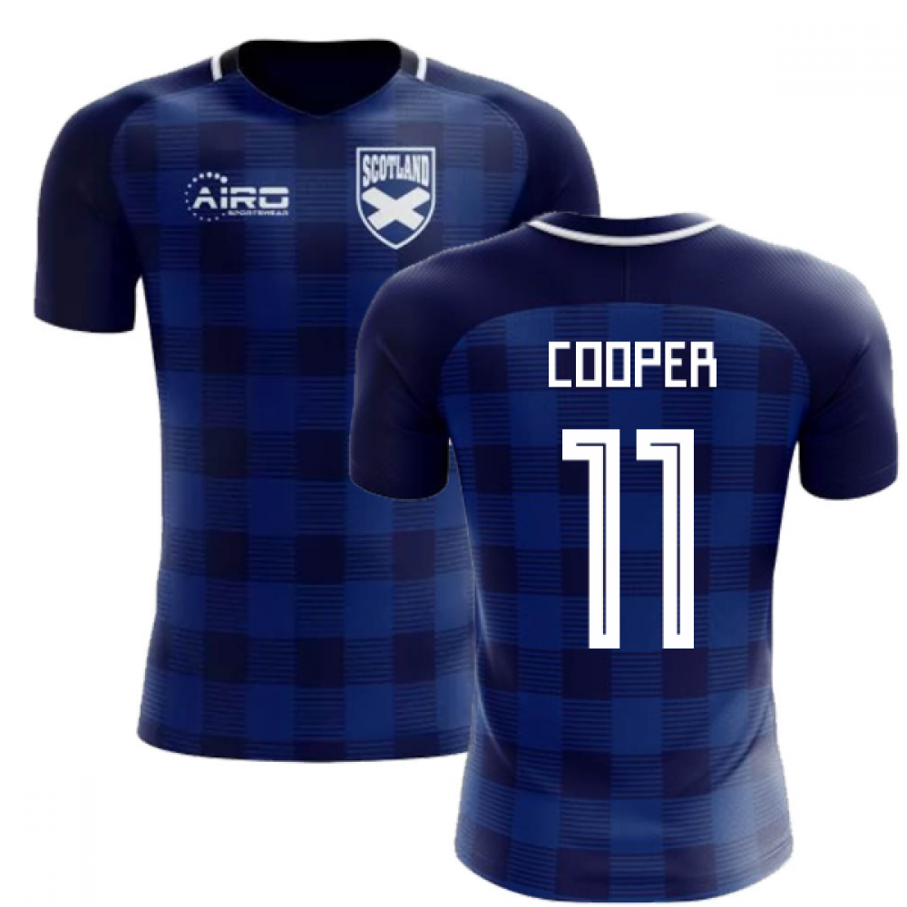 2024-2025 Scotland Tartan Concept Football Shirt (Cooper 11) - Kids