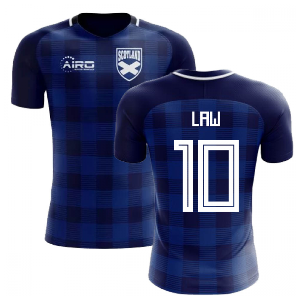 2023-2024 Scotland Tartan Concept Football Shirt (Law 10)