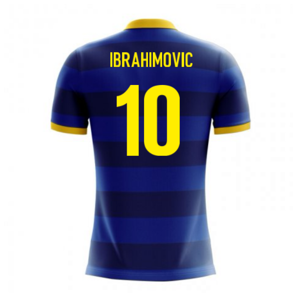 2025-2026 Sweden Airo Concept Away Shirt (Ibrahimovic 10)