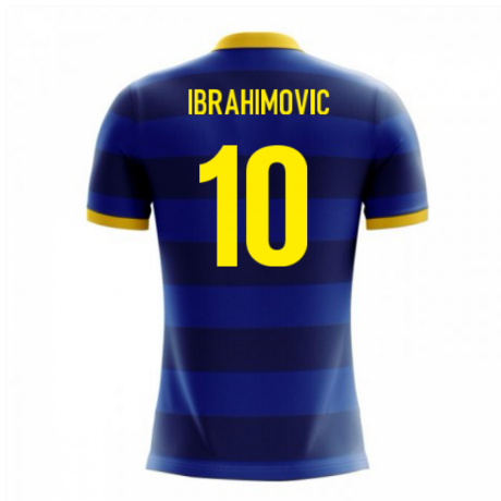 2025-2026 Sweden Airo Concept Away Shirt (Ibrahimovic 10)