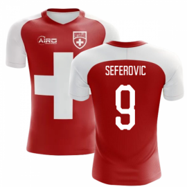 2025-2026 Switzerland Flag Concept Football Shirt (Seferovic 9) - Kids